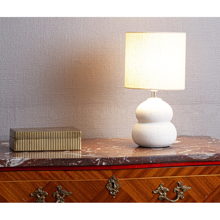 Cottex - Lámpara de mesa LUCIE 1xE14/8W/230V color crema