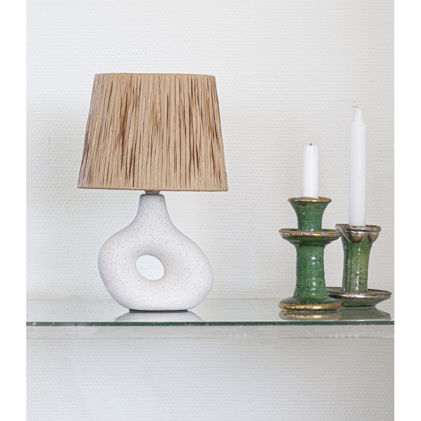 Cottex - Lámpara de mesa LUKE 1xE14/8W/230V color crema