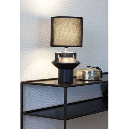 Cottex - Lámpara de mesa MATEO 1xE14/8W/230V negra