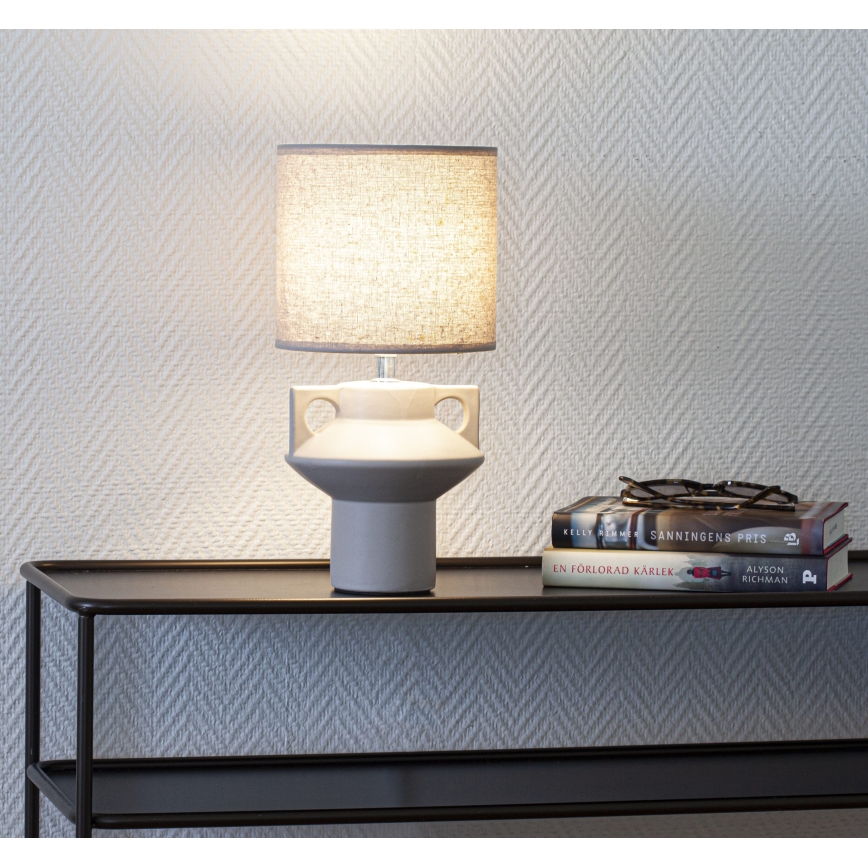 Cottex - Lámpara de mesa MATEO 1xE14/8W/230V beige