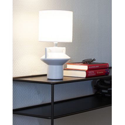 Cottex - Lámpara de mesa MATEO 1xE14/8W/230V blanca