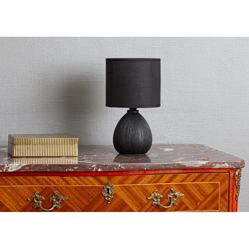 Cottex - Lámpara de mesa MADISON 1xE14/8W/230V negra