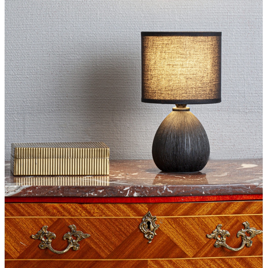 Cottex - Lámpara de mesa MADISON 1xE14/8W/230V negra