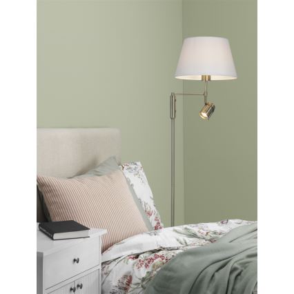 Cottex - lámpara de pie LIBRA 1xE27/60W/230V + GU10/40W