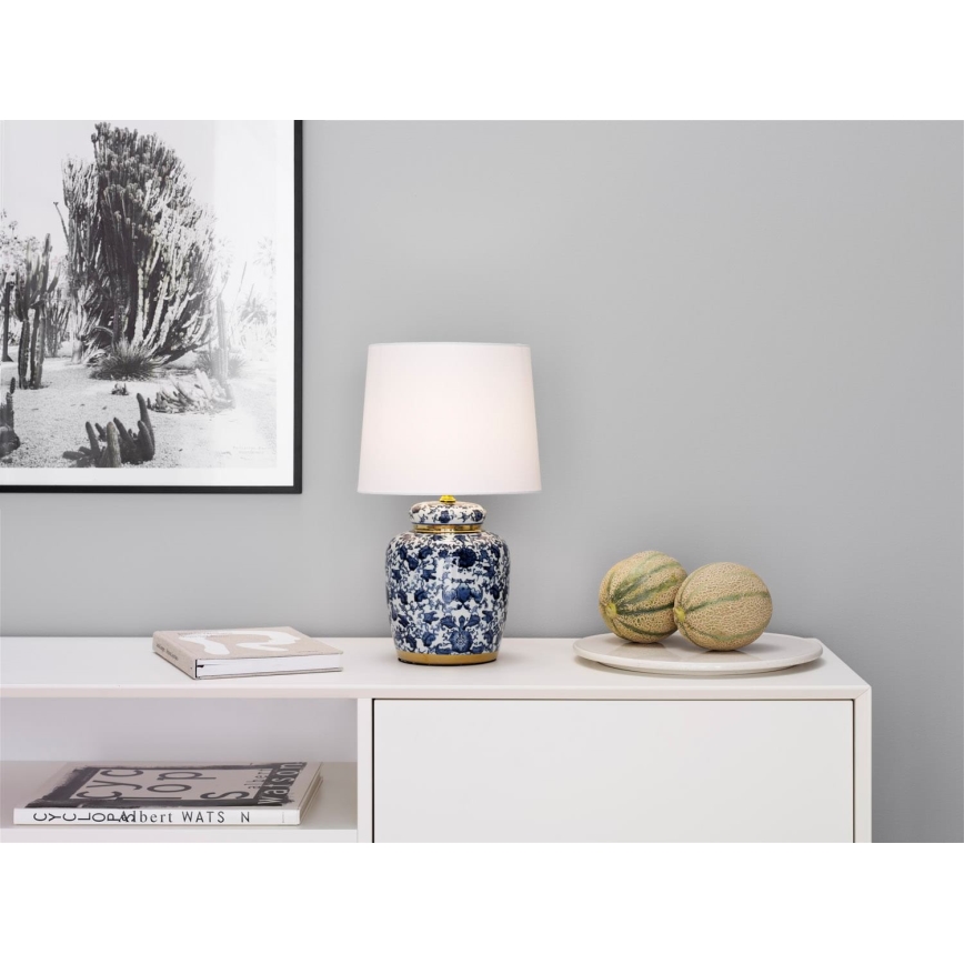 Cottex - Lámpara de mesa KLASSISK 1xE14/40W/230V azul