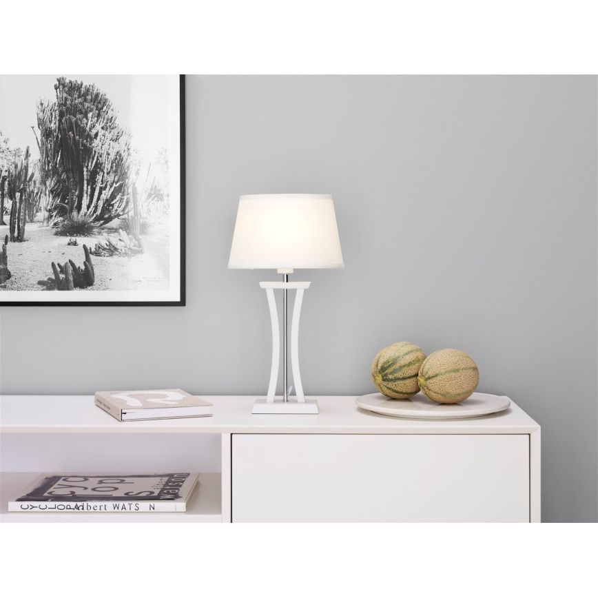 Cottex - Lámpara de mesa NEW CHELSEA 1xE14/40W/230V blanca