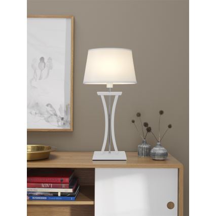 Cottex - Lámpara de mesa NEW CHELSEA 1xE14/40W/230V blanca