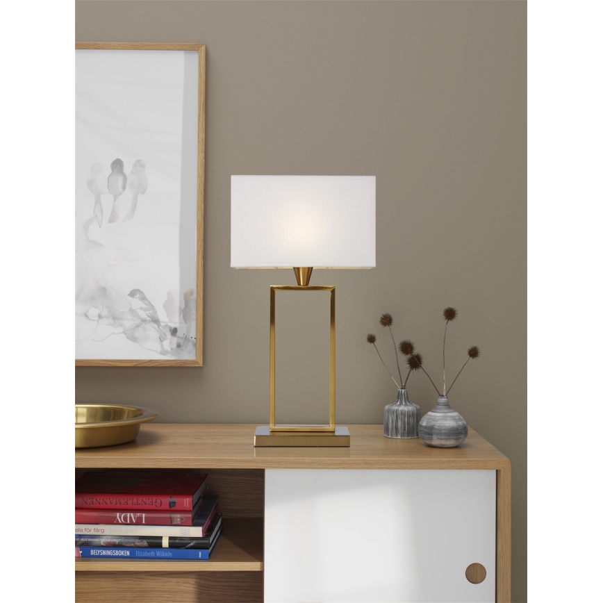 Cottex - Lámpara de sobremesa KENSINGTON 1xE14/40W/230V dorada