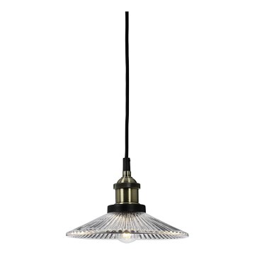 Cottex - Lámpara colgante COBBLE con cable 1xE27/40W/230V
