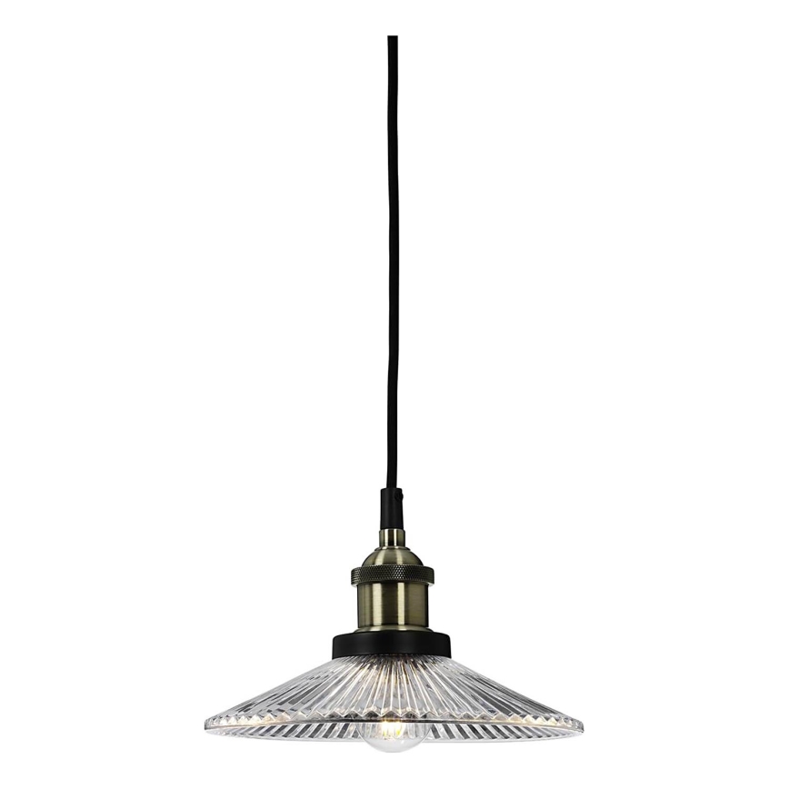 Cottex - Lámpara colgante COBBLE con cable 1xE27/40W/230V