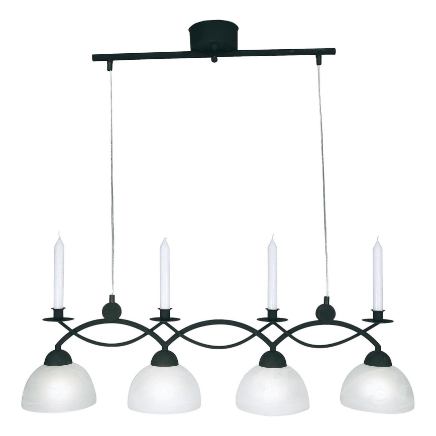 Cottex - Lámpara colgante con cable FLORENS 4xE14/40W/230V