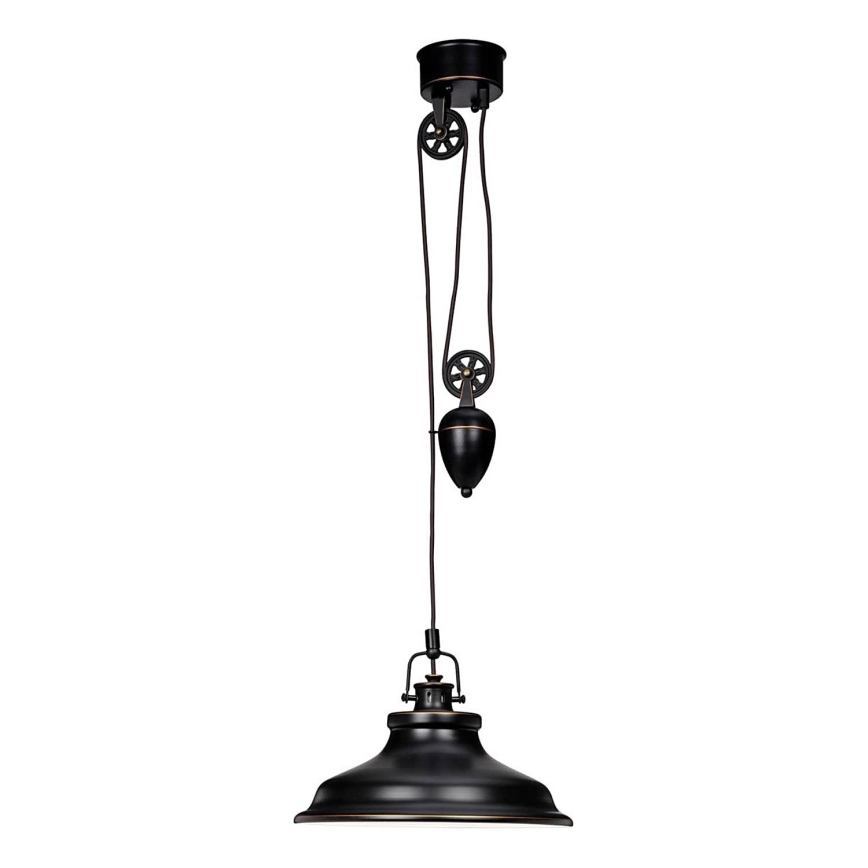 Cottex - Lámpara colgante con cable NEW HAVEN 1xE27/60W/230V