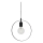 Cottex - Lámpara colgante con cable SPARTAN RINGO 1xE27/60W/230V