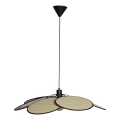 Cottex - Lámpara colgante de cable WINF 1xE27/8W/230V beige/negro