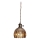 Cottex - Lámpara colgante NORA con cable 1xE14/5W/230V marrón