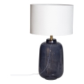 Cottex - Lámpara de mesa BLAKE 1xE27/8W/230V azul