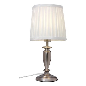 Cottex - Lámpara de mesa INEB 1xE14/40W/230V plateada