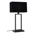 Cottex - Lámpara de mesa KENSINGTON 1xE14/40W/230V negra
