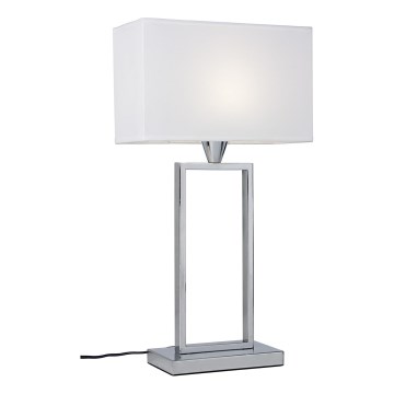 Cottex - Lámpara de mesa KENSINGTON 1xE14/40W/230V plateada
