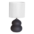 Cottex - Lámpara de mesa LUCIE 1xE14/8W/230V gris