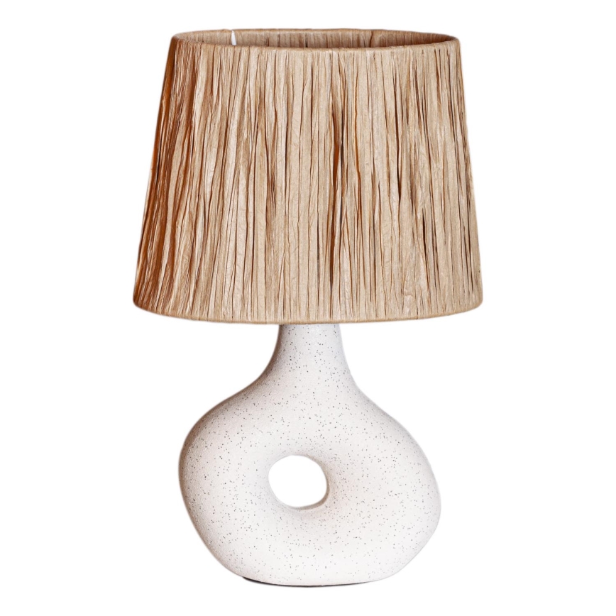 Cottex - Lámpara de mesa LUKE 1xE14/8W/230V color crema