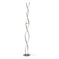 Cottex - Lámpara de pie LED VINDLA LED/22W/230V cromo brillante