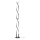 Cottex - Lámpara de pie LED VINDLA LED/22W/230V, negra