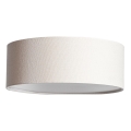Cottex - Lámpara de techo ABBIE 2xE27/8W/230V Ø 38 cm crema
