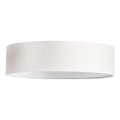 Cottex - Lámpara de techo ABBIE 3xE27/8W/230V, diámetro 50 cm, blanca