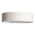 Cottex - Lámpara de techo ABBIE 3xE27/8W/230V Ø 50 cm color crema