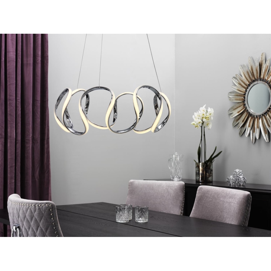 Cottex - Lámpara colgante LED con cable WAVE LED/40W/230V