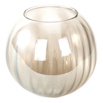 Cristal de repuesto para la lámpara OTTICO E27, diámetro 18 cm, marrón ahumado