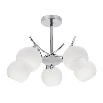 Cristal de repuesto para lámpara de techo y aplique AMOS E27, diámetro 13 cm, blanco