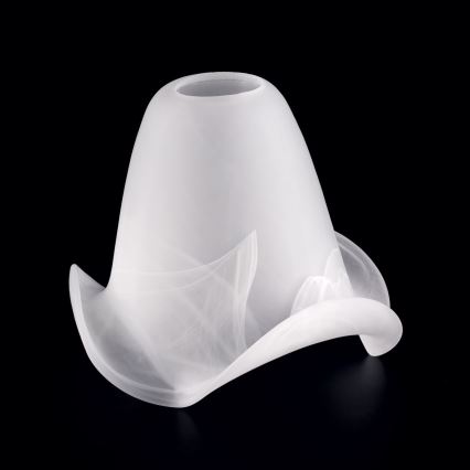 Cristal de repuesto para lámpara y araña SISI E14 Ø 13 cm blanco