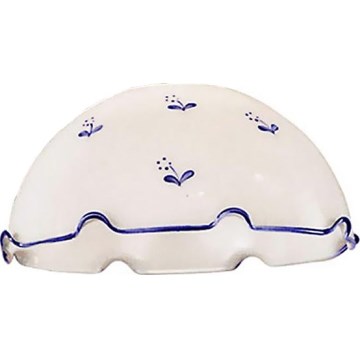 Cristal de repuesto universal NONNA E27 Ø 20 cm blanco/azul