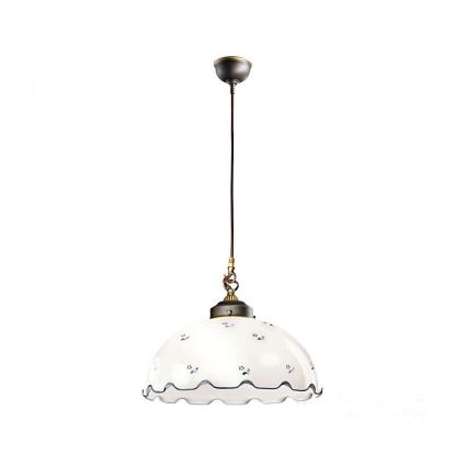 Cristal de repuesto universal NONNA E27 Ø 20 cm blanco/azul