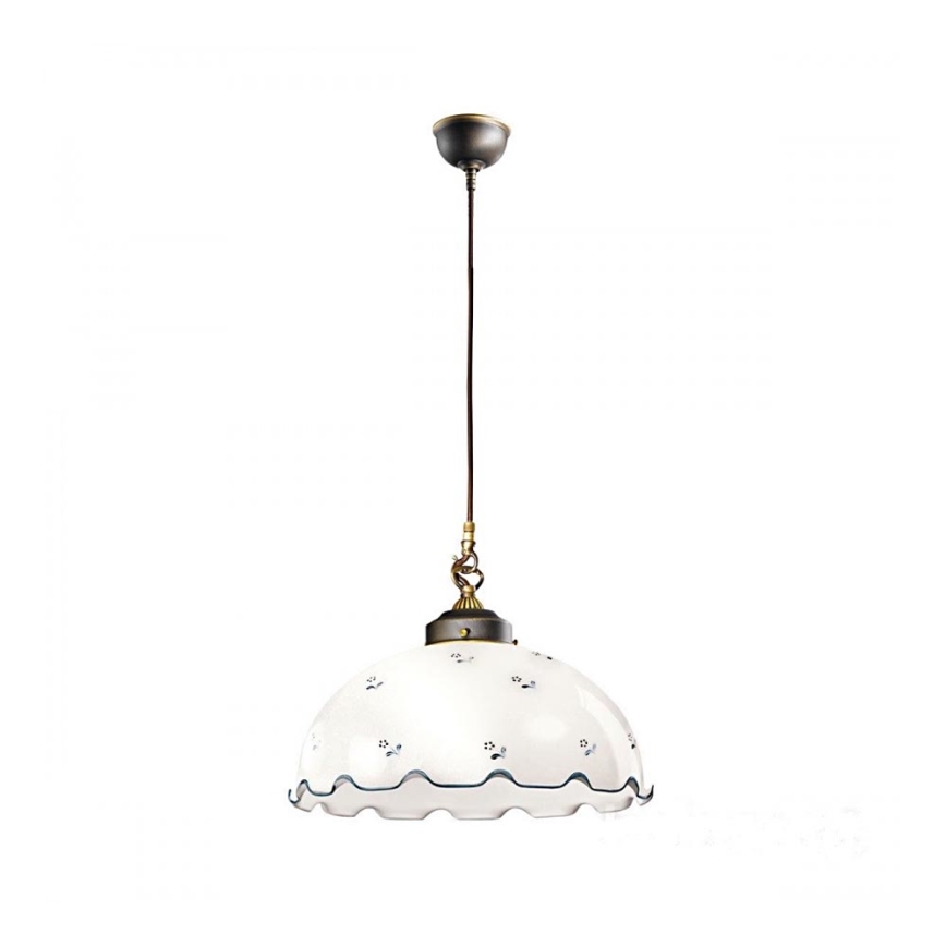 Cristal de repuesto universal NONNA E27 Ø 20 cm blanco/azul