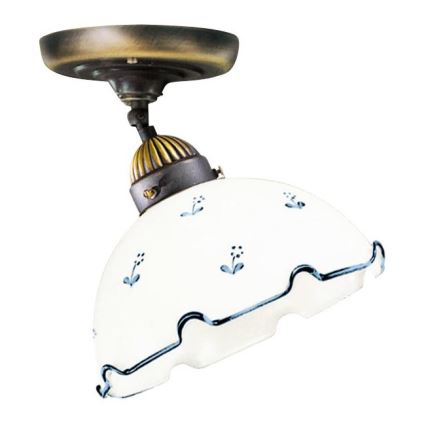 Cristal de repuesto universal NONNA E27 Ø 20 cm blanco/azul