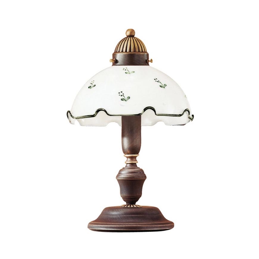 Cristal de repuesto universal NONNA E27 Ø 20 cm blanco/verde