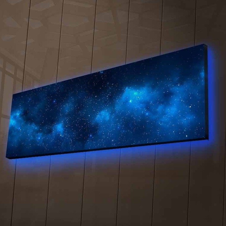 Cuadro LED decorativo con iluminación LED/1x9V 6LR61