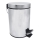 Cubo de basura 20x28 cm acero inoxidable/plateado