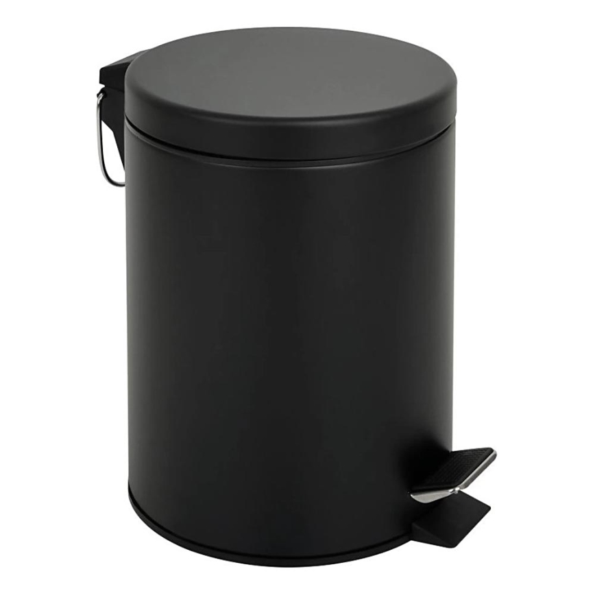 Cubo de basura 3 l negro