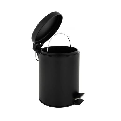 Cubo de basura 3 l negro