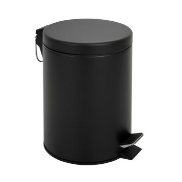 Cubo de basura 5 l negro