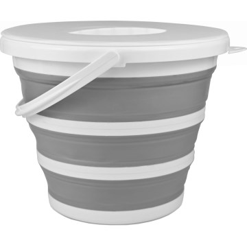 Cubo plegable con tapa 10 L