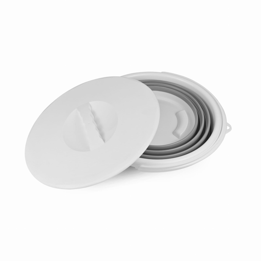 Cubo plegable con tapa 10 L