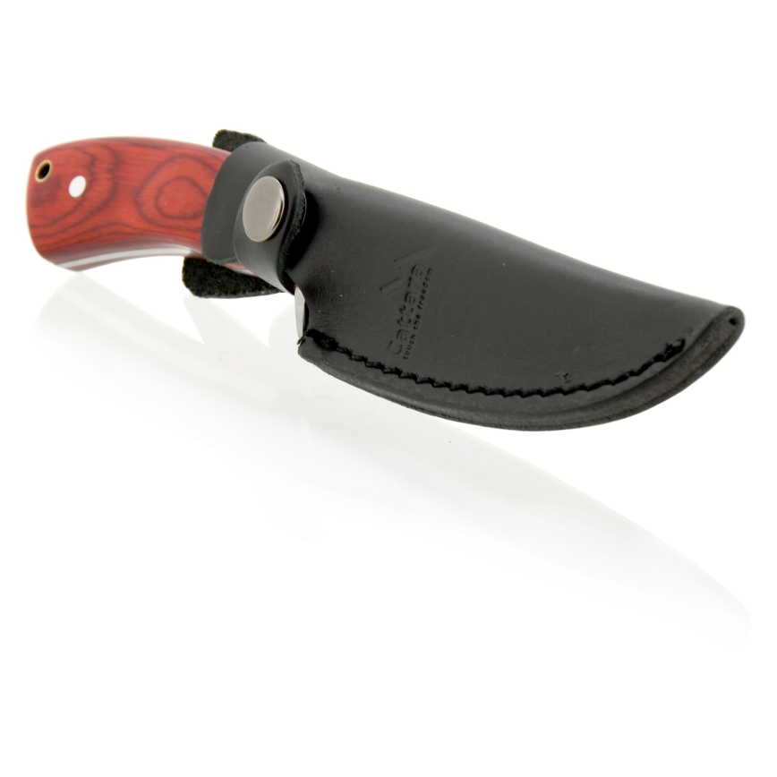 Cuchillo con funda de cuero de 21 cm