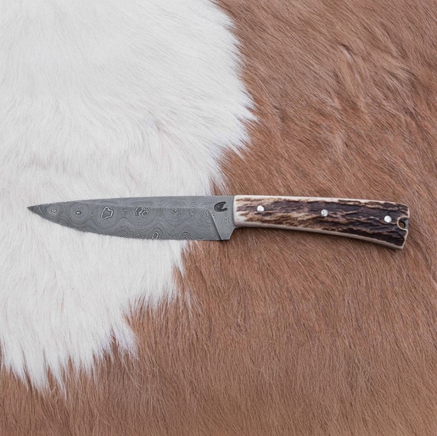 Cuchillo de caza 12 cm asta de ciervo