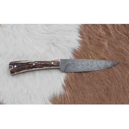 Cuchillo de caza 12 cm asta de ciervo