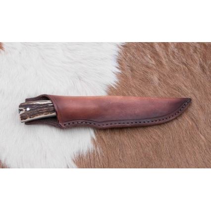 Cuchillo de caza 12 cm asta de ciervo